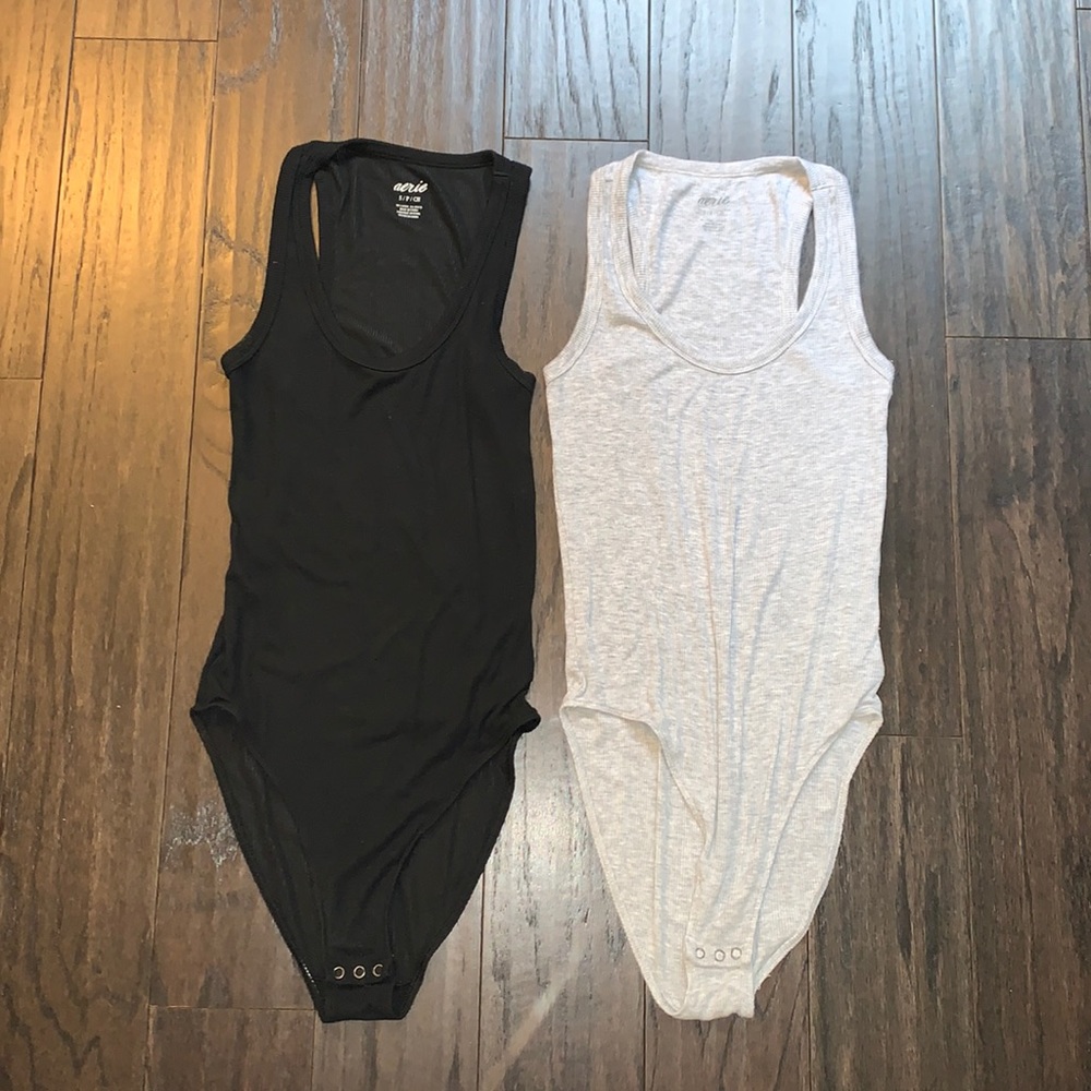 Two Aerie Bodysuits